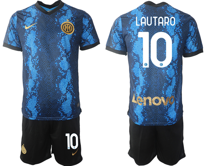 Men 2021-2022 Club Inter Milan home blue #10 Nike Soccer Jersey